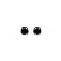 Boucles d'oreilles tige argent cristal 34724DE