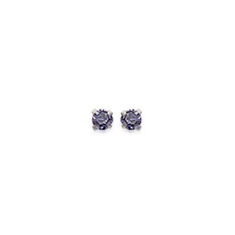 Boucles d'oreilles tige argent cristal 