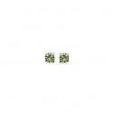 Boucles d'oreilles tige argent cristal