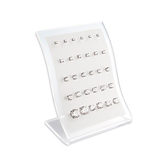 Présentoir boucles d'oreilles argent 925/000 rhodiée oz