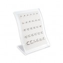 Présentoir boucles d'oreilles argent 925/000 rhodiée oz