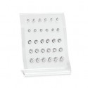 Présentoir boucles d'oreilles argent 925/000 rhodiée oz 