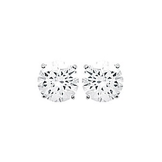 Boucles d'oreilles argent 925/000 rhodiée oz 
