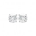 Boucles d'oreilles argent 925/000 rhodiée oz 