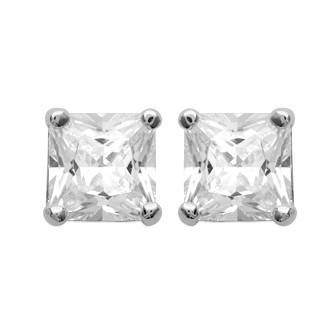 Boucles d'oreilles argent 925/000 rhodiée oz 