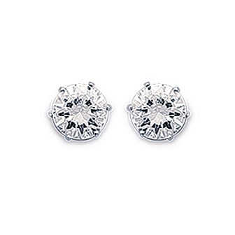 Boucle d'oreilles argent rhodiée 925/000 oz