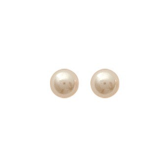 Boucles d'oreilles argent 925/000 imitation perles Majorque OP2606