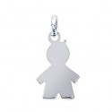 Pendentif argent 925/000 rhodiée