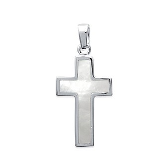 Pendentif argent 925/000 nacré 