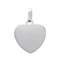 Pendentif argent rhodiée 925/000 personnalisable