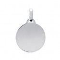 Pendentif argent rhodiée 925/000 personnalisable
