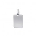 Pendentif argent rhodiée 925/000 personnalisable