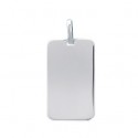 Pendentif argent rhodiée 925/000 personnalisable