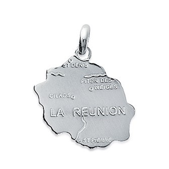 Pendentif argent 925/000 la réunion 