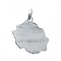 Pendentif argent 925/000 la réunion 