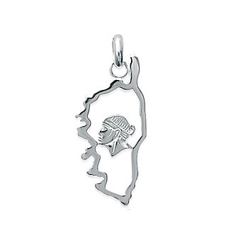 Pendentif argent 925/000 la Corse 18587YU