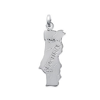 Pendentif argent rhodiée 925/000 Portugal 78366YU