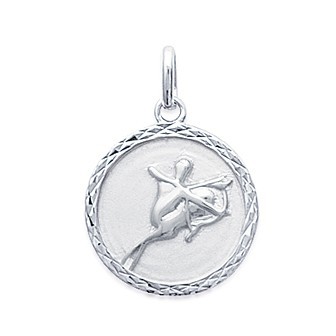 Pendentif argent rhodiée 925/000 sagittaire 148211YU