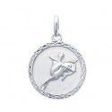 Pendentif argent rhodiée 925/000 sagittaire