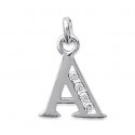 Pendentif argent rhodiée 925/000 oz