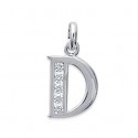 Pendentif argent rhodiée 925/000 oz