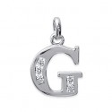 Pendentif argent rhodiée 925/000 oz