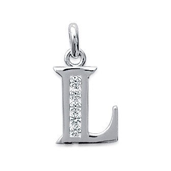 Pendentif argent rhodiée 925/000 oz