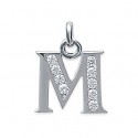 Pendentif argent rhodiée 925/000 oz