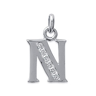 Pendentif argent rhodiée 925/000 oz