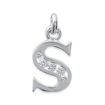 Pendentif argent rhodiée 925/000 oz 1860110BN