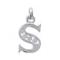 Pendentif argent rhodiée 925/000 oz