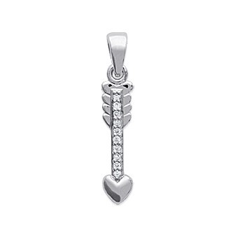 Pendentif argent rhodiée 925/000 oz