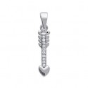 Pendentif argent rhodiée 925/000 oz