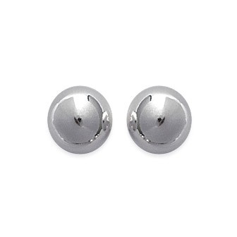 Boucles d'oreilles argent rhodiée 925/000