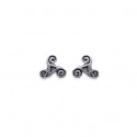 Boucles d'oreilles argent 925/000