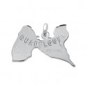 Pendentif argent 925/000 Guadeloupe