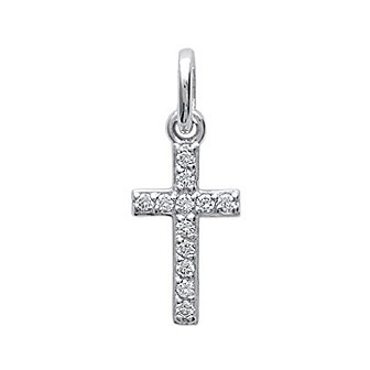 Pendentif argent rhodiée 925/000 oz 17265BN