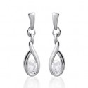 Boucles d'oreilles argent 925/000 rhodiée oz