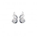 Boucles d'oreilles argent 925/000 rhodiée oz 