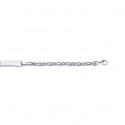 Bracelet gourmette argent 952/000 enfant