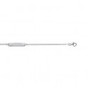Bracelet gourmette argent 925/000 rhodiée enfant