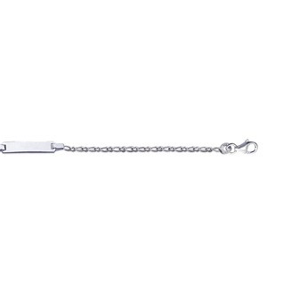 Bracelet gourmette argent 925/000 rhodiée