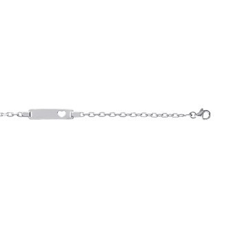 Bracelet gourmette argent 925/000 rhodiée enfant
