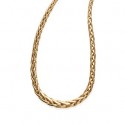 Collier plaqué-or 750/000 3 microns fait main