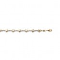 Bracelet plaqué-or 750/000 3 microns