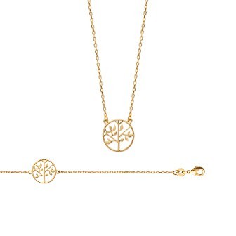 Bracelet femme plaqué-or 750/000 3 microns