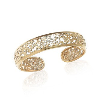 Jonc plaqué-or 750/000 3 microns