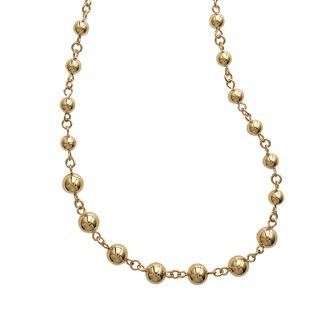 Collier plaqué-or 750/000 3 microns