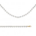 Bracelet femme plaqué-or 750/000 3 microns imitations perles Majorque