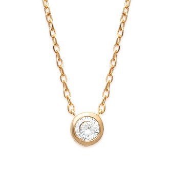 Collier plaqué-or 750/000 3 microns oz